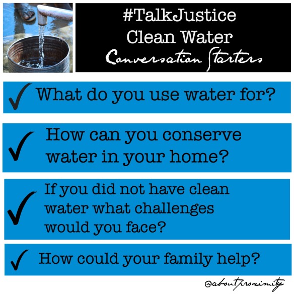 cleanwater conversation starters